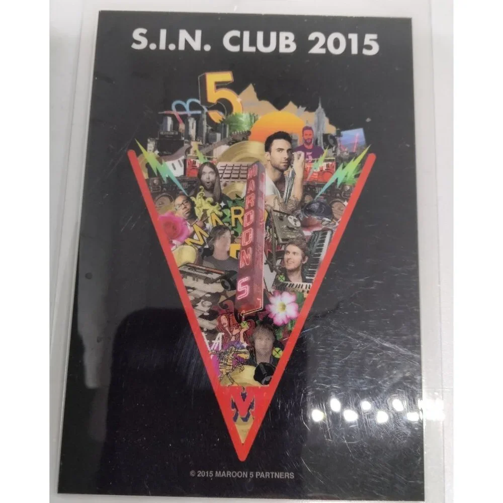 Maroon 5 Partners SIN Club 2015 Lanyard Pass